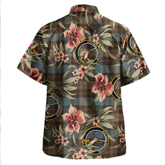 Guthrie Weathered Tartan Clan Crest Badge Aloha Hawaiian Shirt Tropical Old Style HW59 Guthrie Weathered Tartan Tartan Today   