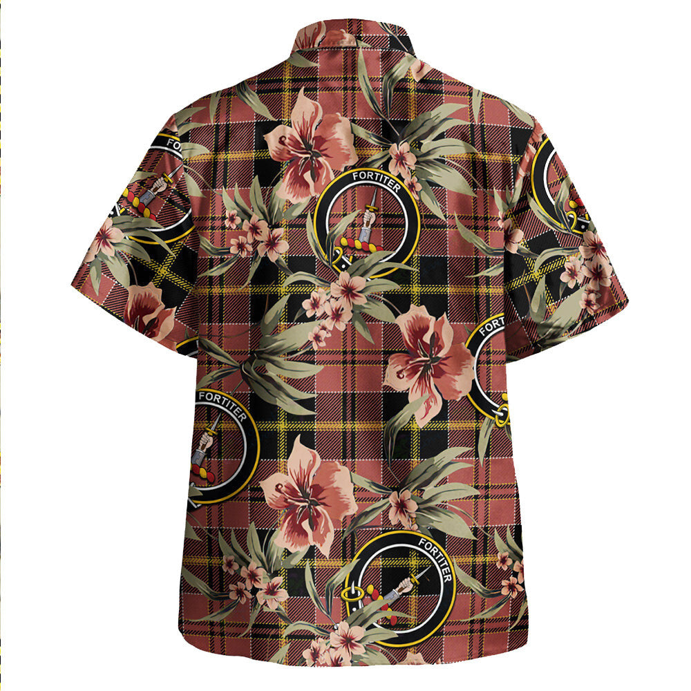 Clan MacAlister of Skye Ancient Tartan Crest Badge Aloha Hawaiian Shirt Tropical Old Style VU69 MacAlister of Skye Ancient Tartan Tartan Today   