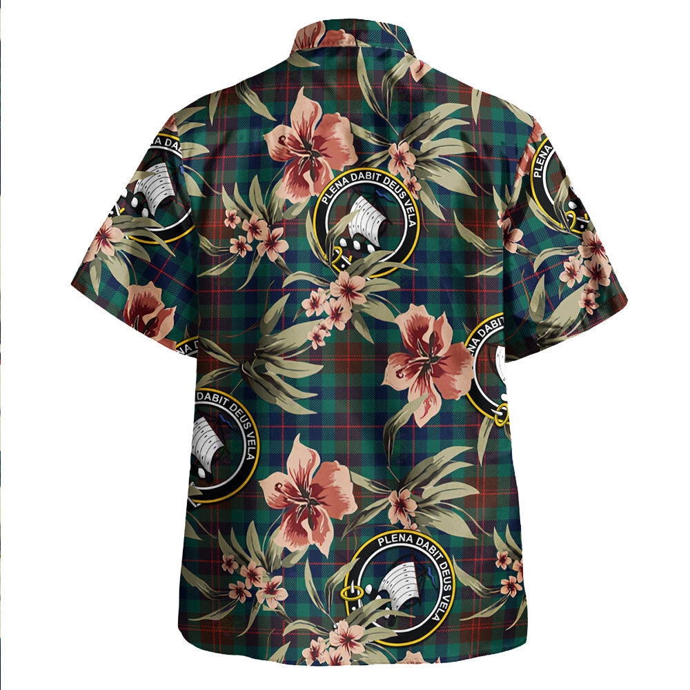 Clan Tennant Yules Modern Tartan Crest Badge Aloha Hawaiian Shirt Tropical Old Style IS10 Tennant Yules Modern Tartan Tartan Today   