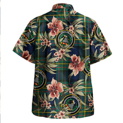 Clan MacLaren Modern Tartan Crest Badge Aloha Hawaiian Shirt Tropical Old Style JT48 MacLaren Modern Tartan Tartan Today   