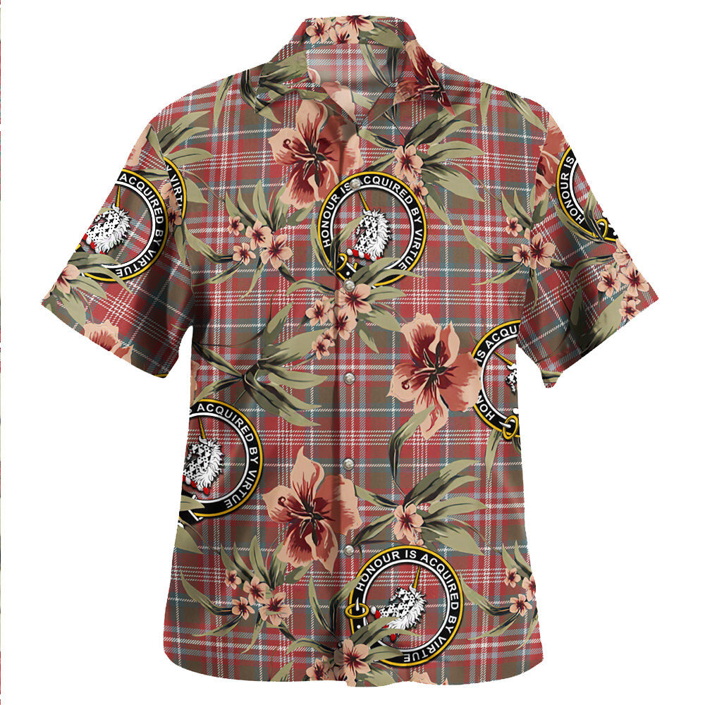 Clan Ritchie Weathered Tartan Crest Badge Aloha Hawaiian Shirt Tropical Old Style DA61 Ritchie Weathered Tartan Tartan Today   