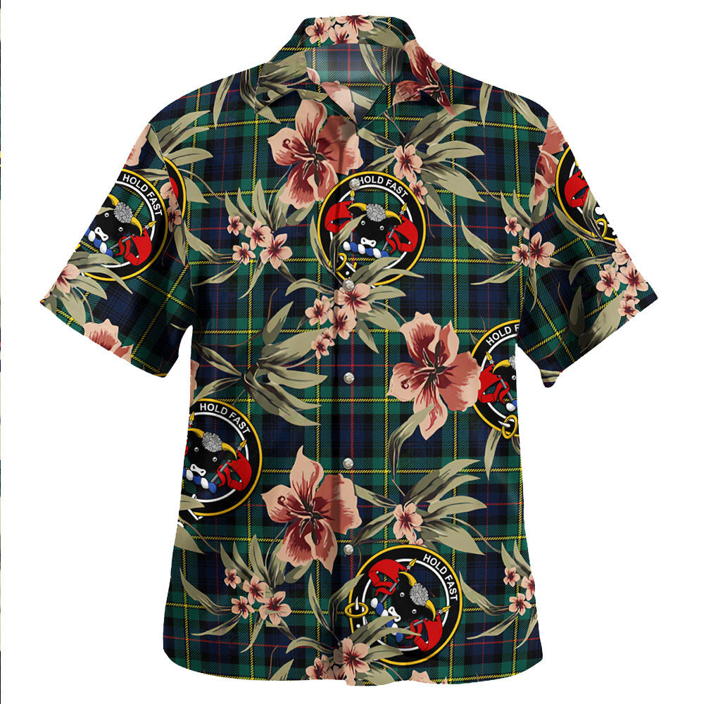 Clan MacLeod of Skye Modern Tartan Crest Badge Aloha Hawaiian Shirt Tropical Old Style GR95 MacLeod of Skye Modern Tartan Tartan Today   