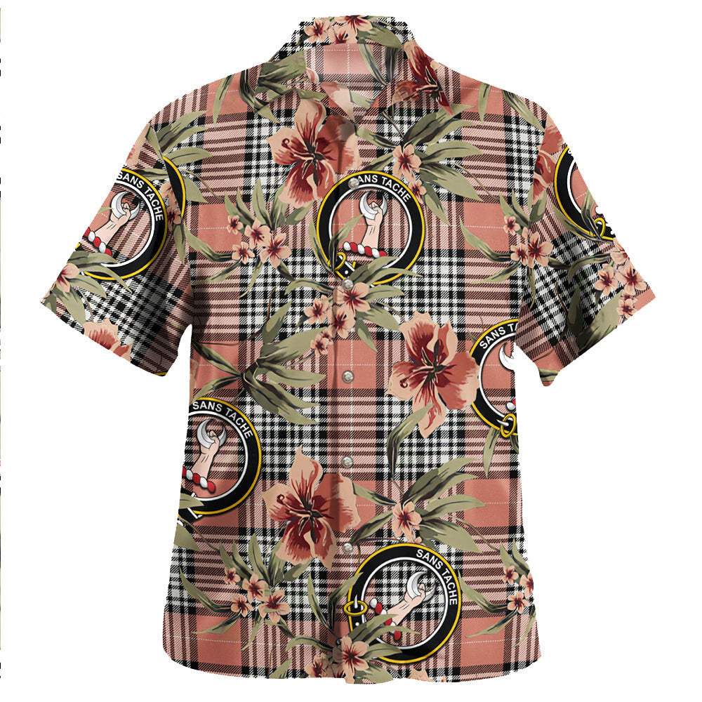 Clan Napier Rose Ancient Tartan Crest Badge Aloha Hawaiian Shirt Tropical Old Style XH83 Napier Rose Ancient Tartan Tartan Today   