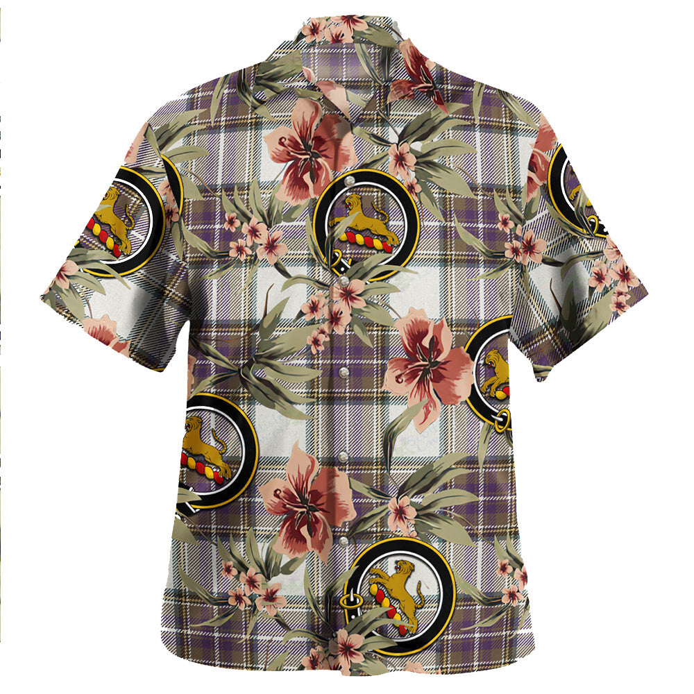 Clan Richards (Pritchard) Weathered Tartan Crest Badge Aloha Hawaiian Shirt Tropical Old Style RP63 Richards (Pritchard) Weathered Tartan Tartan Today   