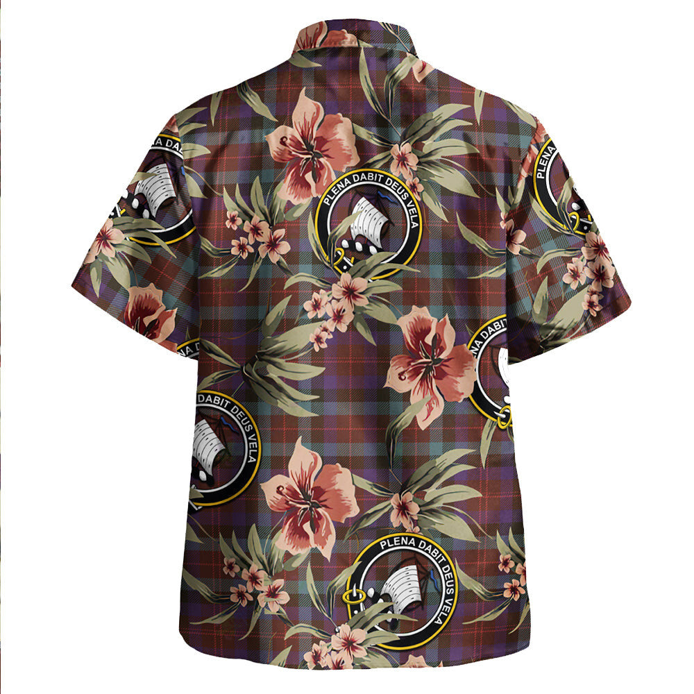 Clan Tennant Weathered Tartan Crest Badge Aloha Hawaiian Shirt Tropical Old Style GG16 Tennant Weathered Tartan Tartan Today   