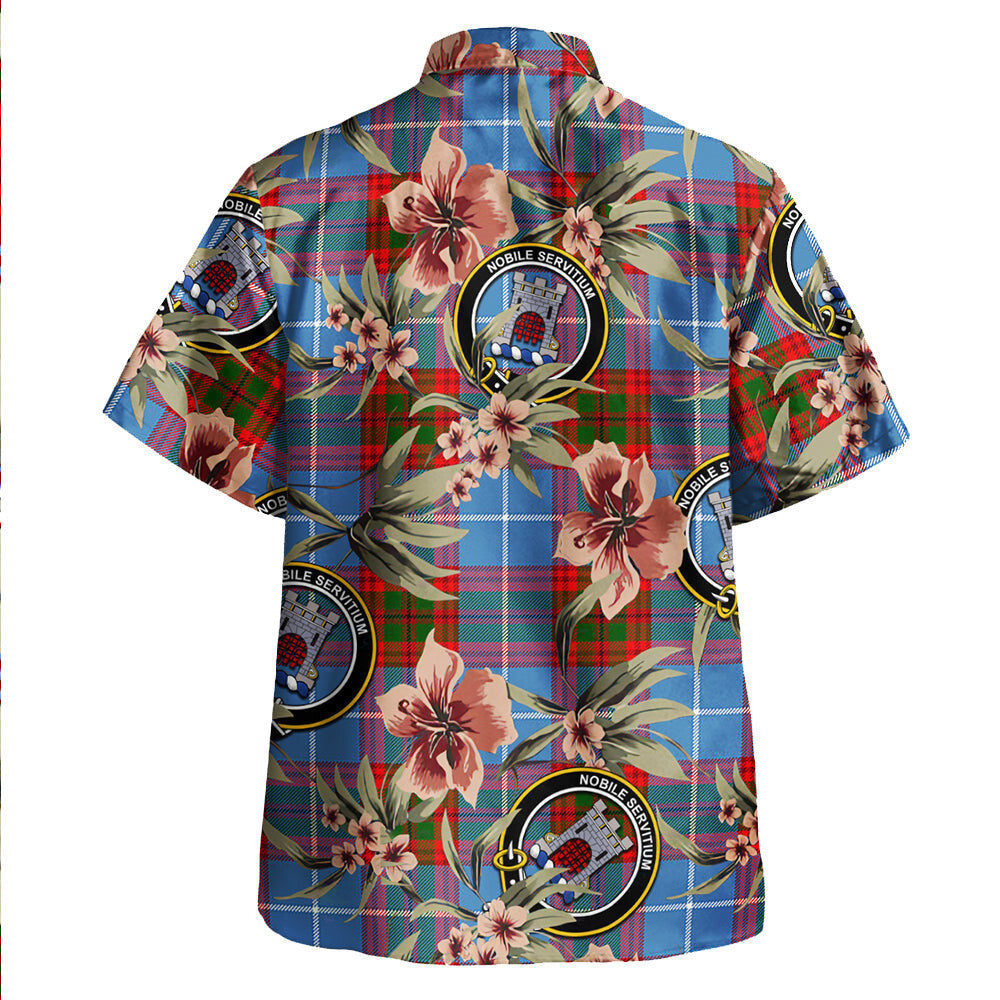 Clan Spalding Tartan Crest Badge Aloha Hawaiian Shirt Tropical Old Style KA49 Spalding Tartan Tartan Today   