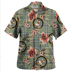 Clan Toshach Weathered Tartan Crest Badge Aloha Hawaiian Shirt Tropical Old Style OL30 Toshach Weathered Tartan Tartan Today   