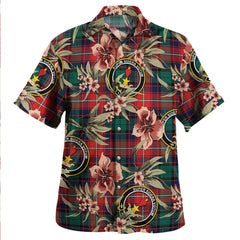 Clan Rattray of Lude Modern Tartan Crest Badge Aloha Hawaiian Shirt Tropical Old Style EO56 Rattray of Lude Modern Tartan Tartan Today   