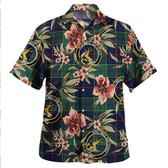 Clan Strachan Modern Tartan Crest Badge Aloha Hawaiian Shirt Tropical Old Style TL76 Strachan Modern Tartan Tartan Today   