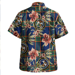 Clan Ralston UK Modern Tartan Crest Badge Aloha Hawaiian Shirt Tropical Old Style CX61 Ralston UK Modern Tartan Tartan Today   