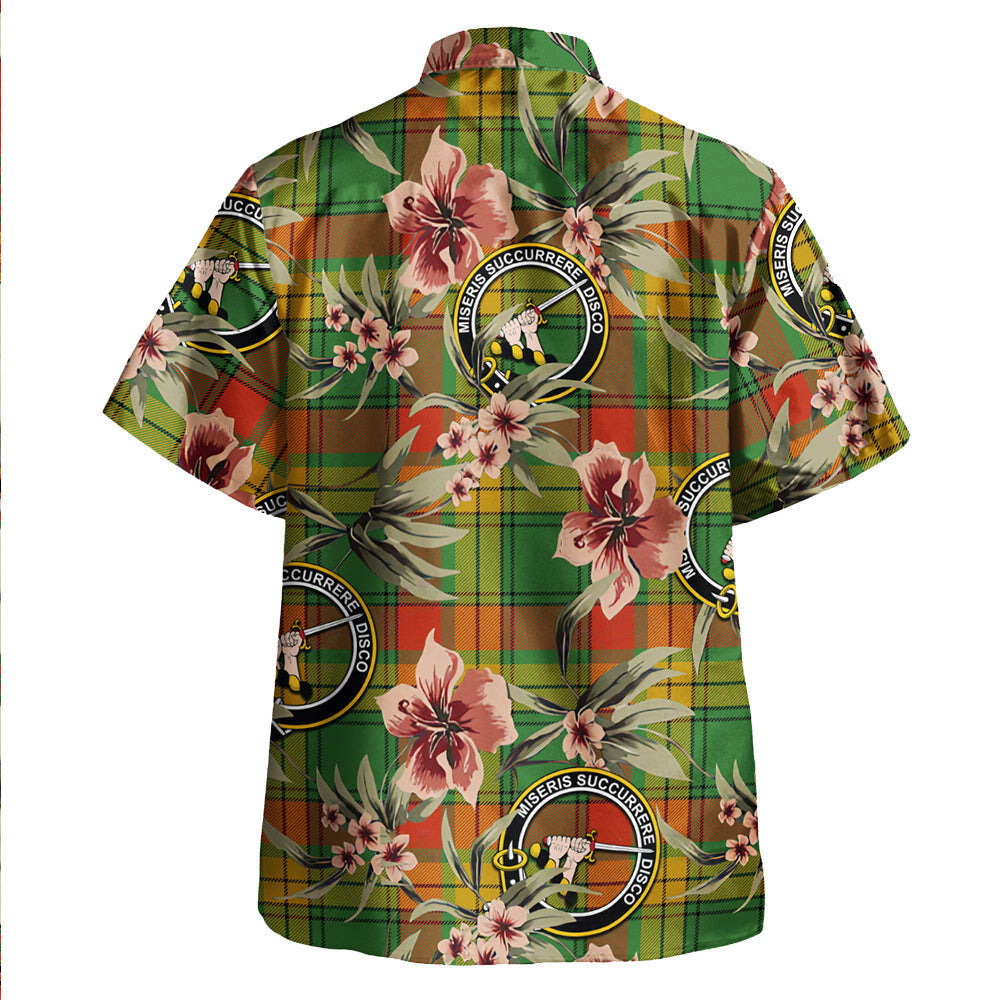 Clan MacMillan Ancient Tartan Crest Badge Aloha Hawaiian Shirt Tropical Old Style ET61 MacMillan Ancient Tartan Tartan Today   