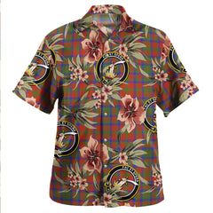Clan Matheson Ancient Tartan Crest Badge Aloha Hawaiian Shirt Tropical Old Style ZJ69 Matheson Ancient Tartan Tartan Today   