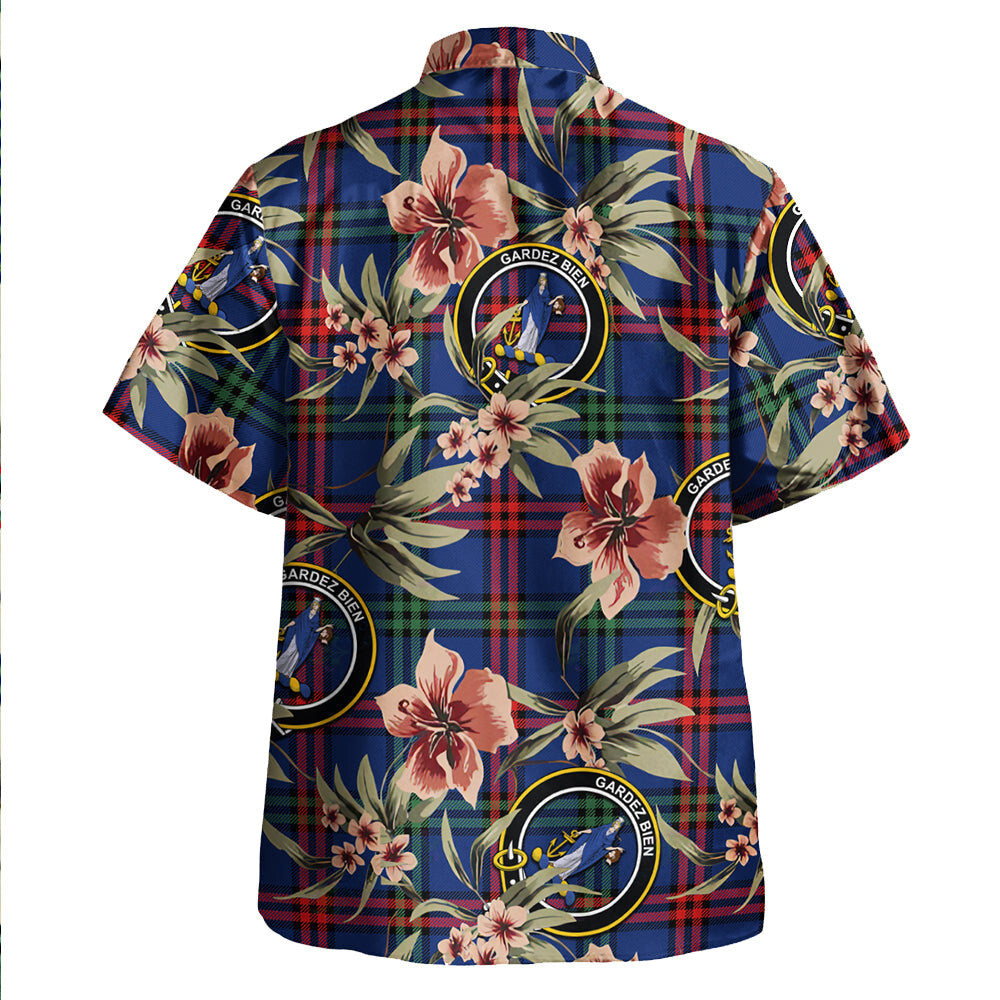 Clan Montgomery Modern Tartan Crest Badge Aloha Hawaiian Shirt Tropical Old Style AP85 Montgomery Modern Tartan Tartan Today   