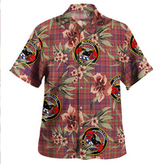 Clan MacLeod Red Weathered Tartan Crest Badge Aloha Hawaiian Shirt Tropical Old Style CK86 MacLeod Red Weathered Tartan Tartan Today   