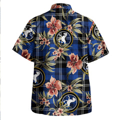 Clan Swan Modern Tartan Crest Badge Aloha Hawaiian Shirt Tropical Old Style JD12 Swan Modern Tartan Tartan Today   