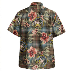 Clan Urquhart Weathered Tartan Crest Badge Aloha Hawaiian Shirt Tropical Old Style PS59 Urquhart Weathered Tartan Tartan Today   