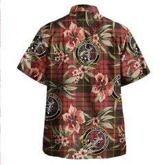 Clan MacQueen Weathered Tartan Crest Badge Aloha Hawaiian Shirt Tropical Old Style FM15 MacQueen Weathered Tartan Tartan Today   