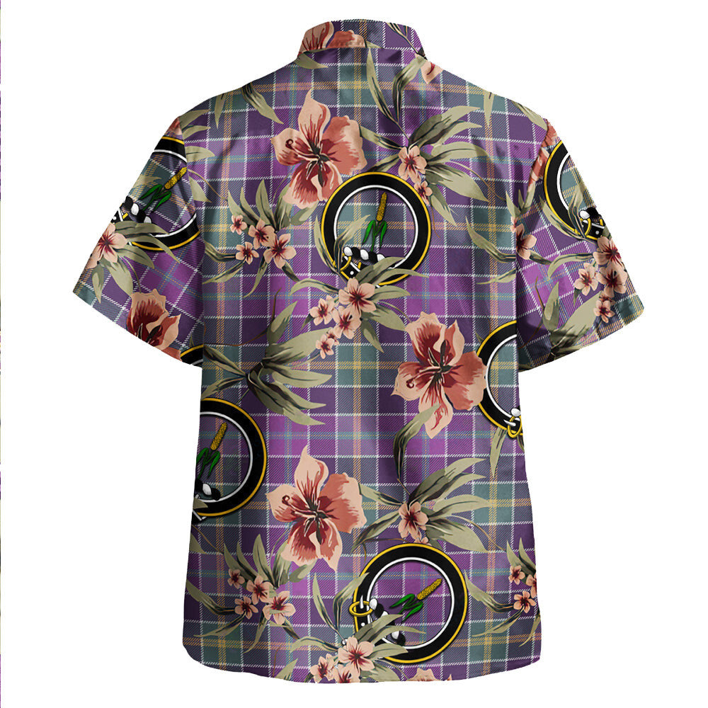 Clan Yule Weathered Tartan Crest Badge Aloha Hawaiian Shirt Tropical Old Style ZZ30 Yule Weathered Tartan Tartan Today   