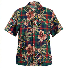 Clan Robertson of Struan Modern Tartan Crest Badge Aloha Hawaiian Shirt Tropical Old Style FR48 Robertson of Struan Modern Tartan Tartan Today   
