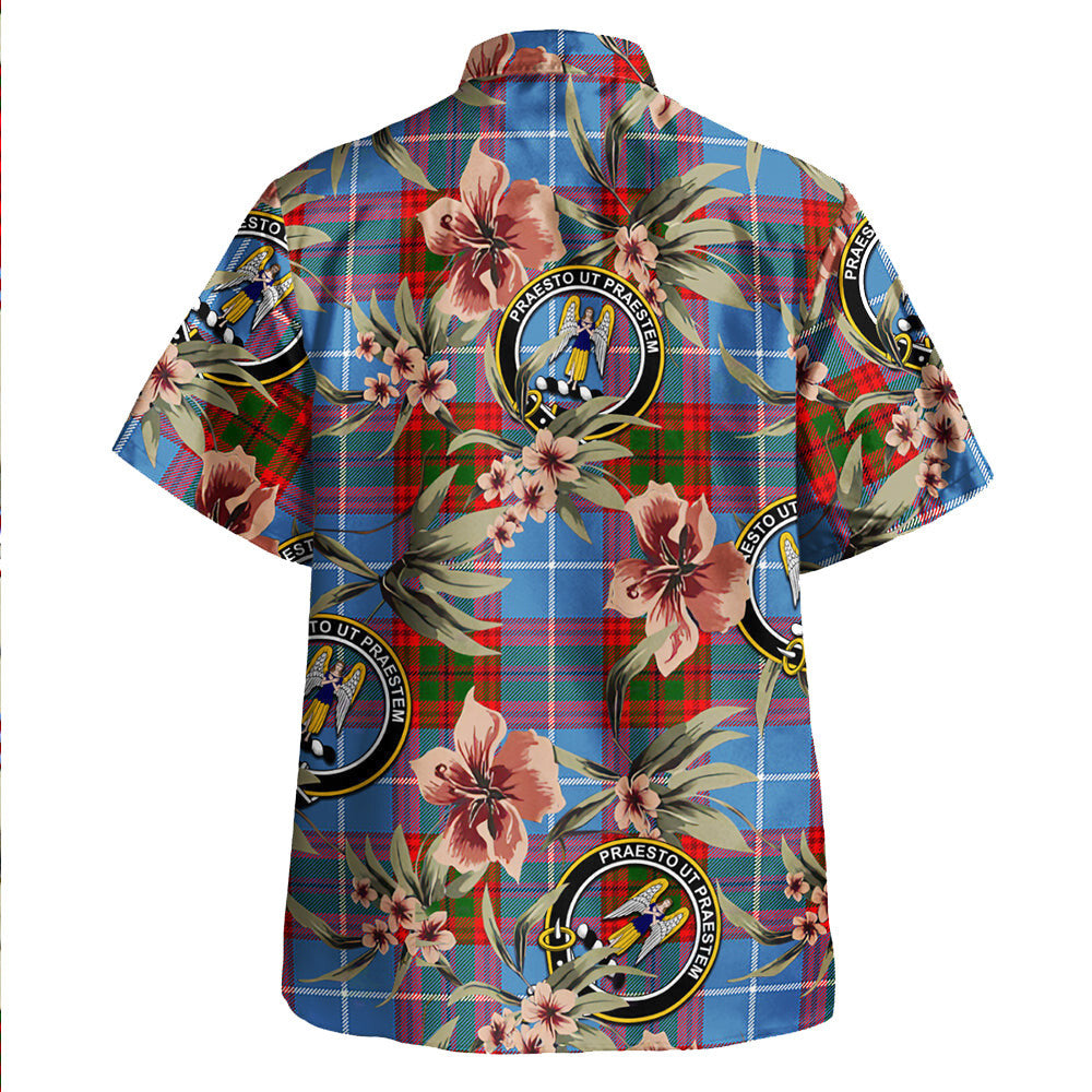 Clan Preston Tartan Crest Badge Aloha Hawaiian Shirt Tropical Old Style CK17 Preston Tartan Tartan Today   