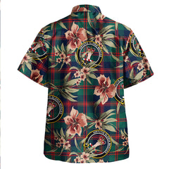 Clan Robertson of Struan Modern Tartan Crest Badge Aloha Hawaiian Shirt Tropical Old Style FR48 Robertson of Struan Modern Tartan Tartan Today   