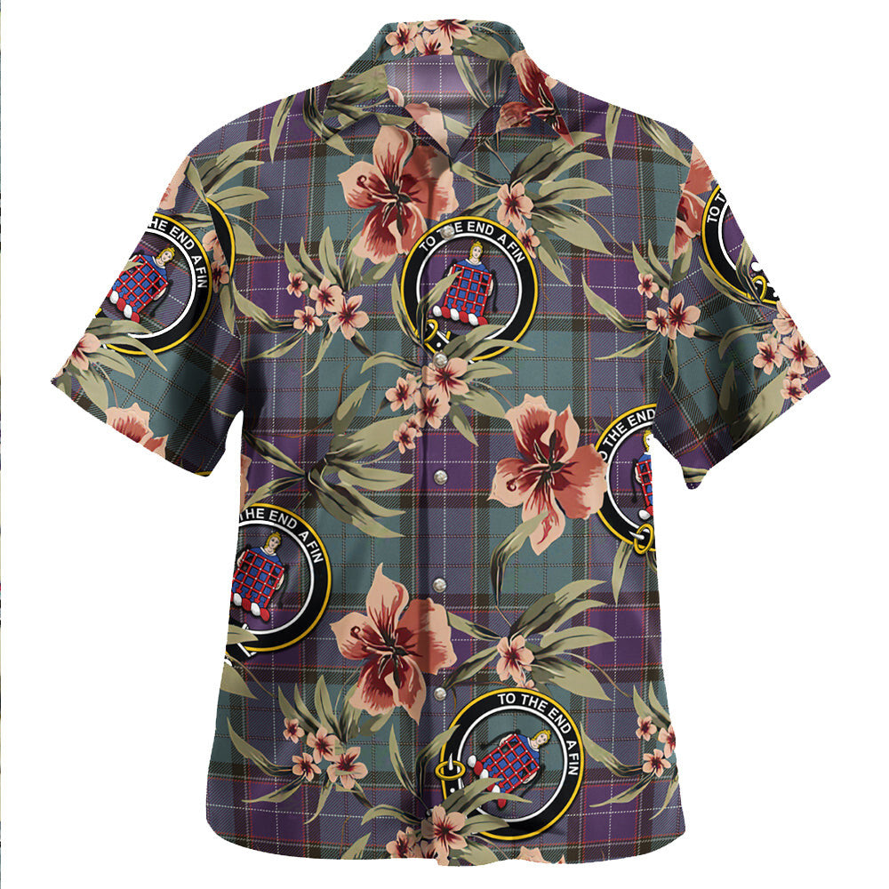 Clan Storrie Weathered Tartan Crest Badge Aloha Hawaiian Shirt Tropical Old Style NM90 Storrie Weathered Tartan Tartan Today   