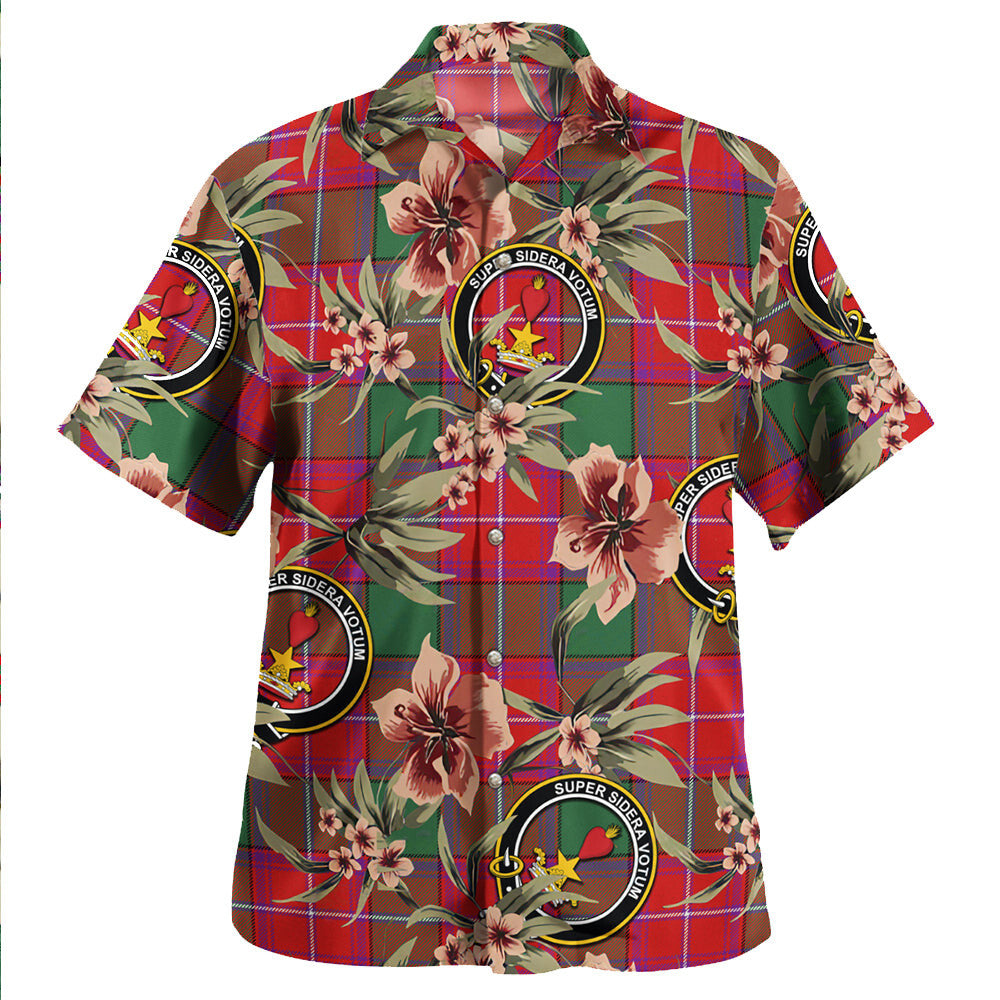 Clan Rattray Modern Tartan Crest Badge Aloha Hawaiian Shirt Tropical Old Style DQ76 Rattray Modern Tartan Tartan Today   