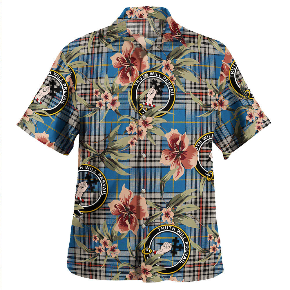 Clan Thompson Variant (Thomson Variant) Ancient Tartan Crest Badge Aloha Hawaiian Shirt Tropical Old Style SY67 Thompson Variant (Thomson Variant) Ancient Tartan Tartan Today   