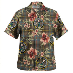 Clan MacInnes Weathered Tartan Crest Badge Aloha Hawaiian Shirt Tropical Old Style UM51 MacInnes Weathered Tartan Tartan Today   