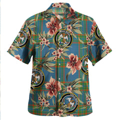 Clan Ralston UK Ancient Tartan Crest Badge Aloha Hawaiian Shirt Tropical Old Style KP37 Ralston UK Ancient Tartan Tartan Today   