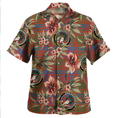 Clan Ross Ancient Tartan Crest Badge Aloha Hawaiian Shirt Tropical Old Style KO13 Ross Ancient Tartan Tartan Today   