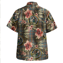 Clan MacInnes Weathered Tartan Crest Badge Aloha Hawaiian Shirt Tropical Old Style UM51 MacInnes Weathered Tartan Tartan Today   