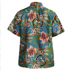 Clan Ralston UK Ancient Tartan Crest Badge Aloha Hawaiian Shirt Tropical Old Style KP37 Ralston UK Ancient Tartan Tartan Today   