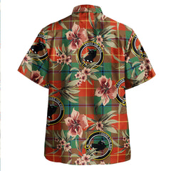 Clan Turnbull Dress Ancient Tartan Crest Badge Aloha Hawaiian Shirt Tropical Old Style WN14 Turnbull Dress Ancient Tartan Tartan Today   