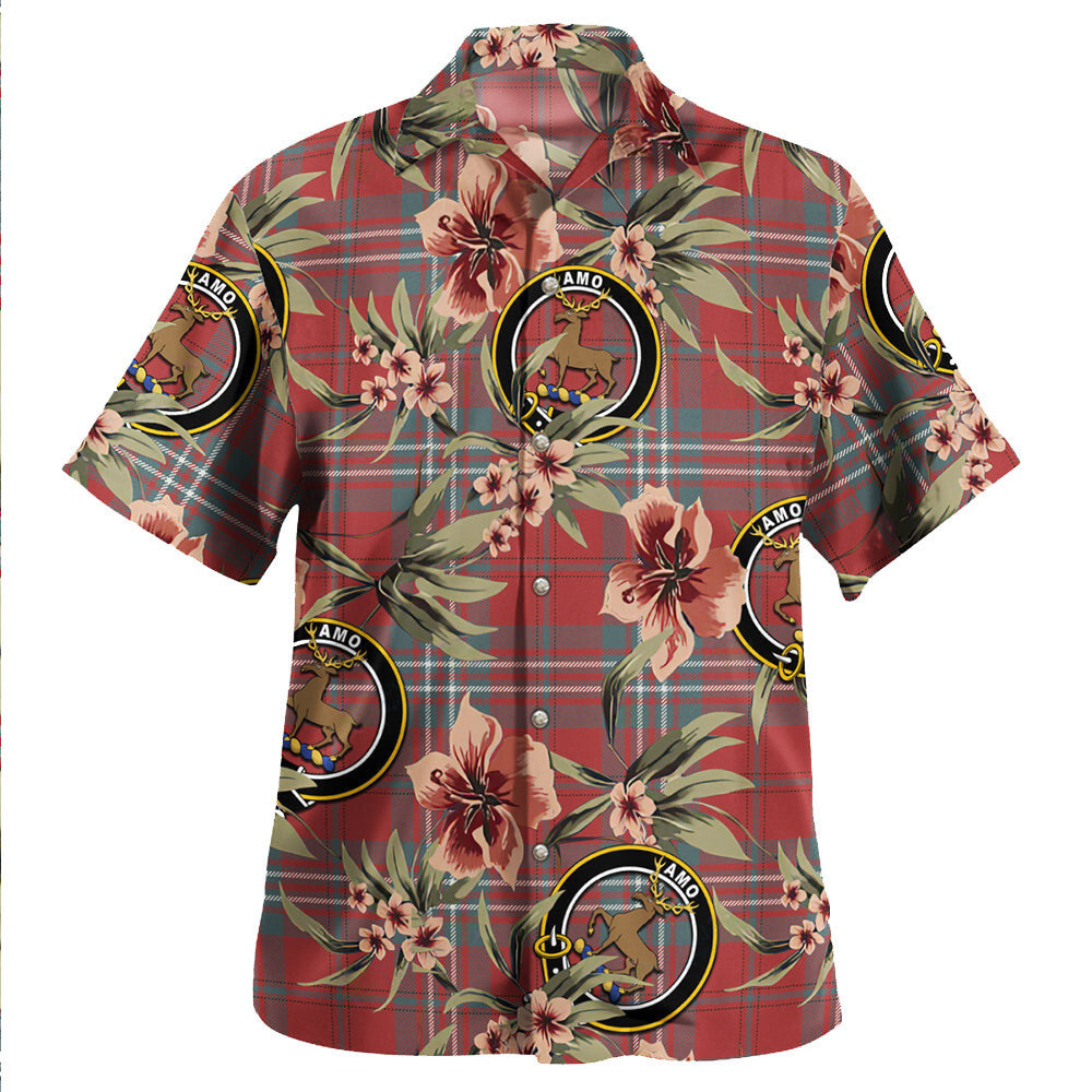 Clan Scott Weathered Tartan Crest Badge Aloha Hawaiian Shirt Tropical Old Style PS72 Scott Weathered Tartan Tartan Today   