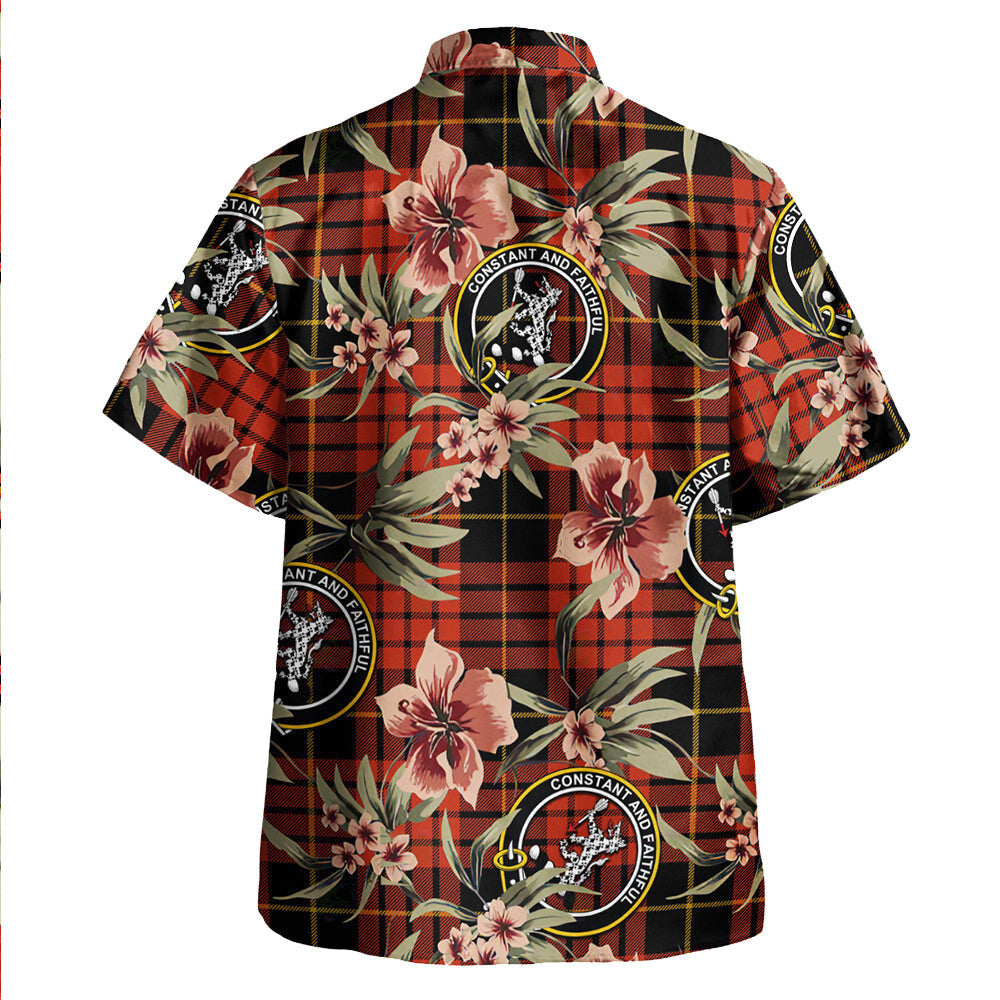 Clan MacQueen Ancient Tartan Crest Badge Aloha Hawaiian Shirt Tropical Old Style YY57 MacQueen Ancient Tartan Tartan Today   