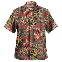 Clan MacPherson Weathered Tartan Crest Badge Aloha Hawaiian Shirt Tropical Old Style LH75 MacPherson Weathered Tartan Tartan Today   
