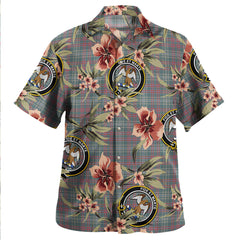 Clan Ralston US Weathered Tartan Crest Badge Aloha Hawaiian Shirt Tropical Old Style HV33 Ralston US Weathered Tartan Tartan Today   