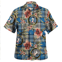 Clan Napier Ancient Tartan Crest Badge Aloha Hawaiian Shirt Tropical Old Style QX25 Napier Ancient Tartan Tartan Today   