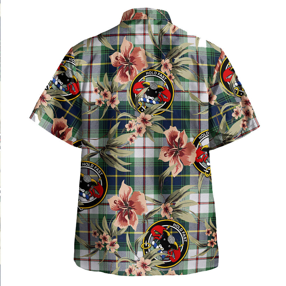 Clan MacLeod of California Modern Tartan Crest Badge Aloha Hawaiian Shirt Tropical Old Style OO49 MacLeod of California Modern Tartan Tartan Today   