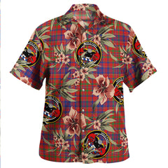 Clan MacLeod Red Modern Tartan Crest Badge Aloha Hawaiian Shirt Tropical Old Style YK71 MacLeod Red Modern Tartan Tartan Today   
