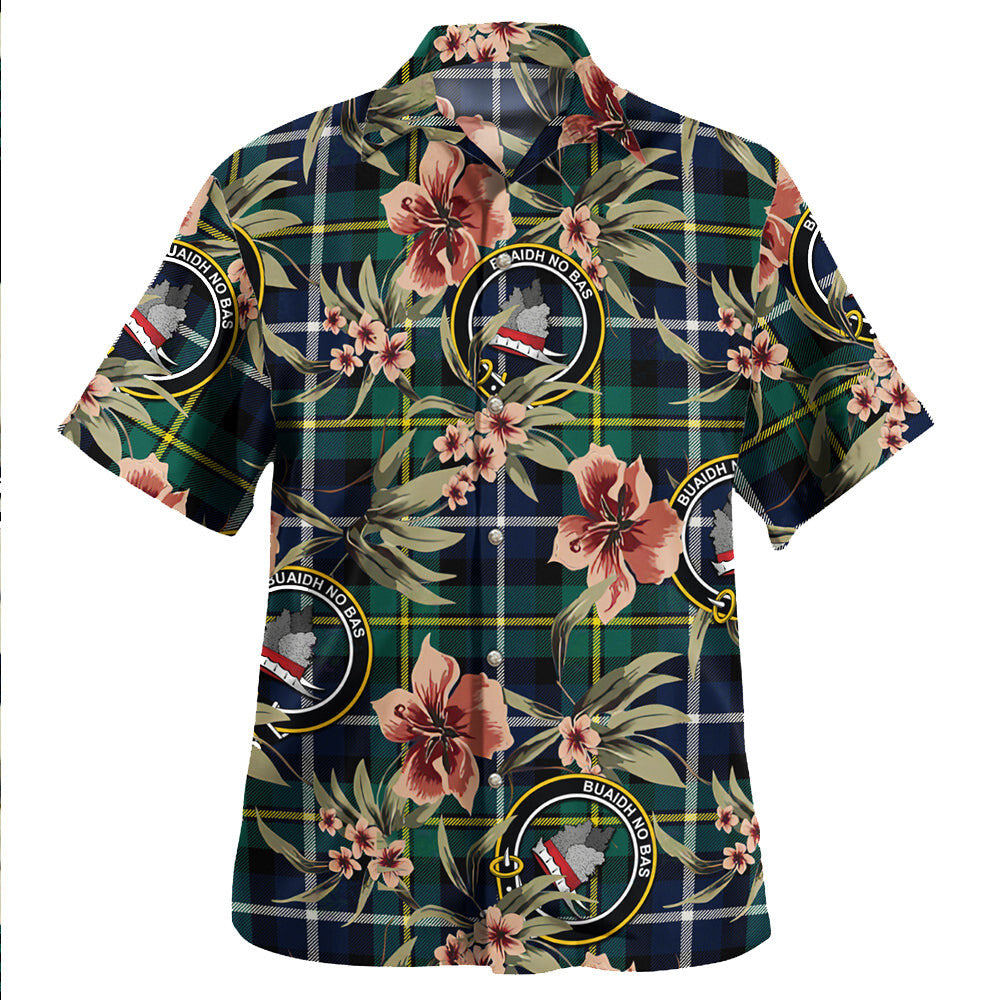 Clan MacNeil of Barra (MacNeilMacNeill) Modern Tartan Crest Badge Aloha Hawaiian Shirt Tropical Old Style GX12 MacNeil of Barra (MacNeilMacNeill) Modern Tartan Tartan Today   