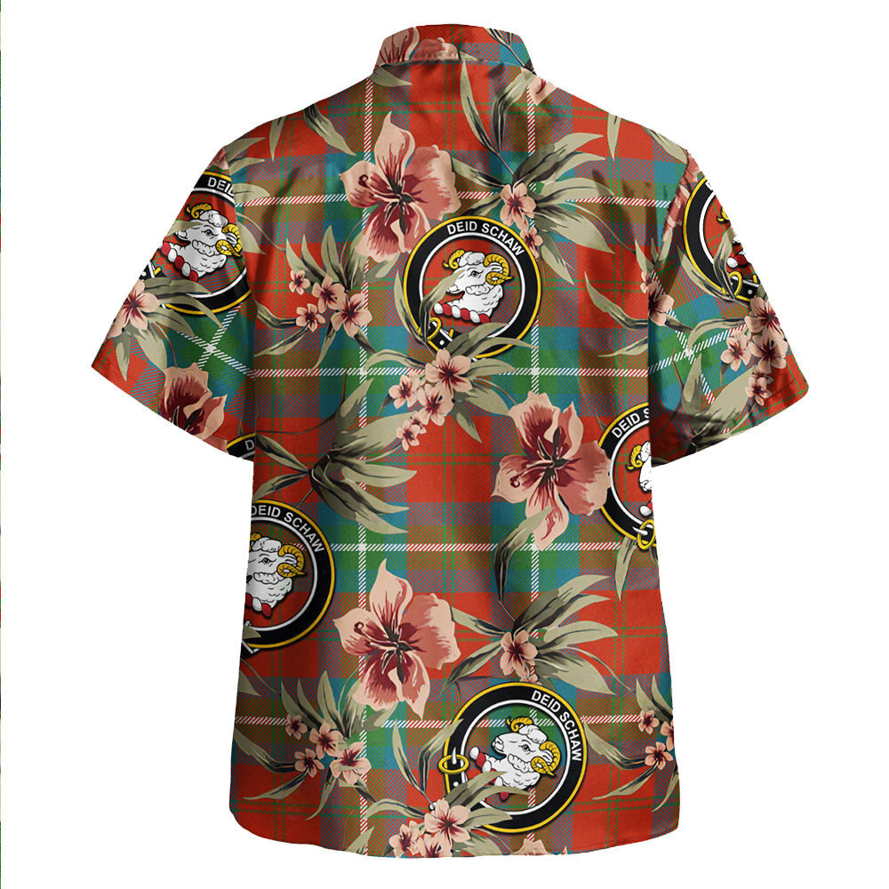 Clan Ruthven Ancient Tartan Crest Badge Aloha Hawaiian Shirt Tropical Old Style QA80 Ruthven Ancient Tartan Tartan Today   
