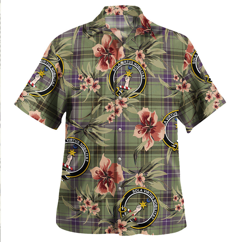 Clan Henderson Weathered Tartan Crest Badge Aloha Hawaiian Shirt Tropical Old Style ZW10 Henderson Weathered Tartan Tartan Today   