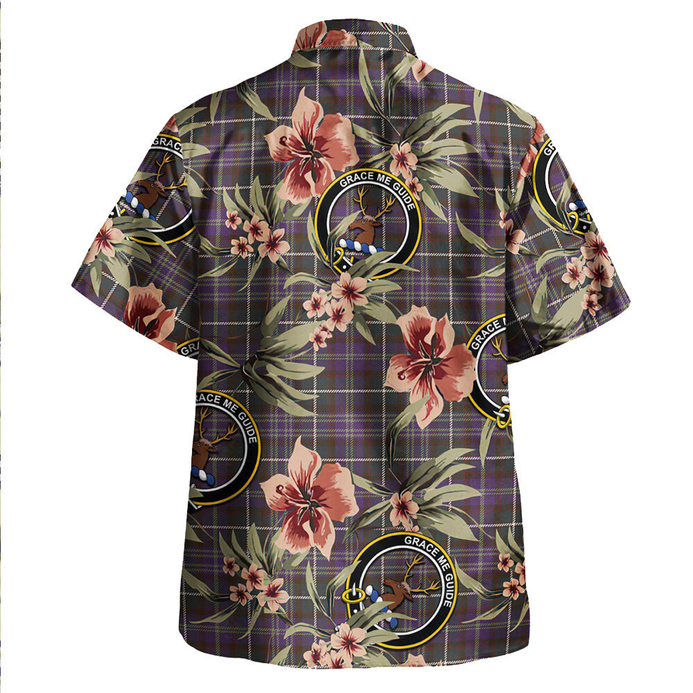 Forbes of Druinnor Weathered Tartan Clan Crest Badge Aloha Hawaiian Shirt Tropical Old Style DA91 Forbes of Druinnor Weathered Tartan Tartan Today   