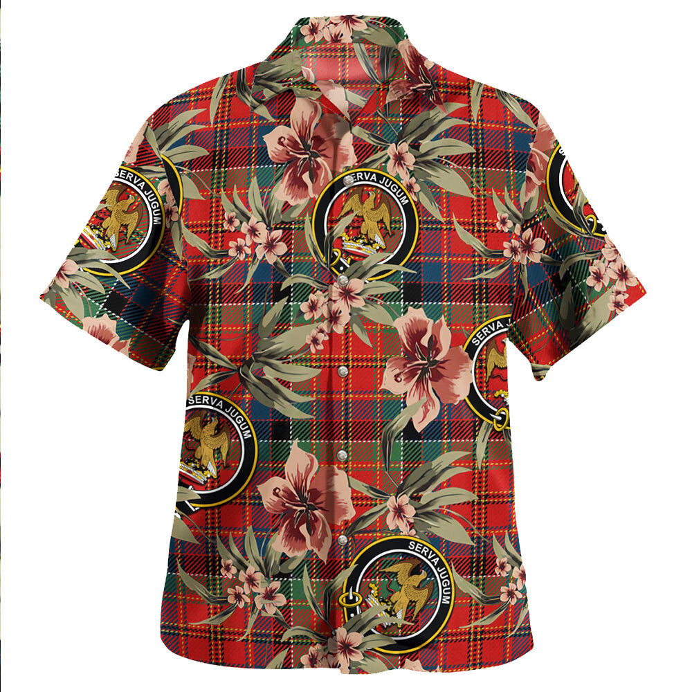 Clan Hay and Leith Modern Tartan Crest Badge Aloha Hawaiian Shirt Tropical Old Style ED92 Hay and Leith Modern Tartan Tartan Today   