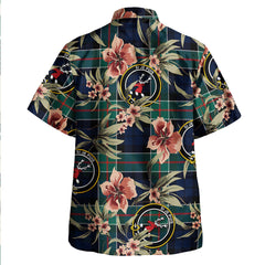 Colquhoun Modern Tartan Clan Crest Badge Aloha Hawaiian Shirt Tropical Old Style ST42 Colquhoun Modern Tartan Tartan Today   