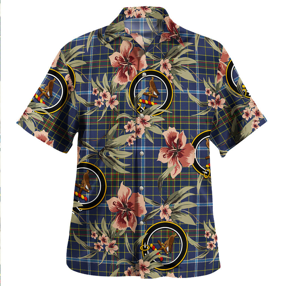 Clan Knox Tartan Crest Badge Aloha Hawaiian Shirt Tropical Old Style OU29 Knox Tartan Tartan Today   