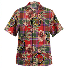 Clan Gordon of Abergeldie Modern Tartan Crest Badge Aloha Hawaiian Shirt Tropical Old Style NC74 Gordon of Abergeldie Modern Tartan Tartan Today   