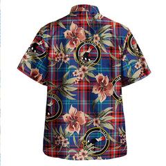 Clan Glenn Modern Tartan Crest Badge Aloha Hawaiian Shirt Tropical Old Style LY28 Glenn Modern Tartan Tartan Today   